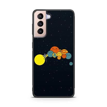 Planet Cute Illustration Galaxy S21 / S21 Plus / S21 FE 5G Case