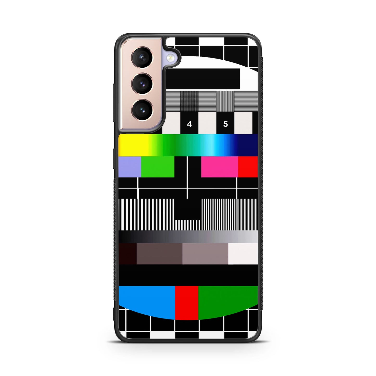 Scheme Pause TV Colorful Mesh Galaxy S21 / S21 Plus / S21 FE 5G Case