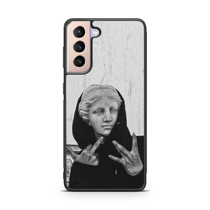 Greek Statue Wearing Hoodie Galaxy S21 / S21 Plus / S21 FE 5G Case