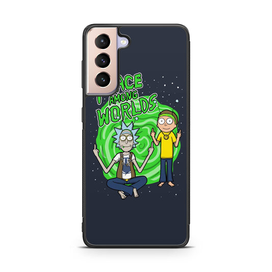 Rick And Morty Peace Among Worlds Galaxy S21 / S21 Plus / S21 FE 5G Case