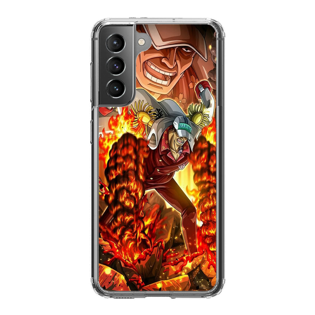 Akainu Exploding Volcano Galaxy S21 / S21 Plus / S21 FE 5G Case