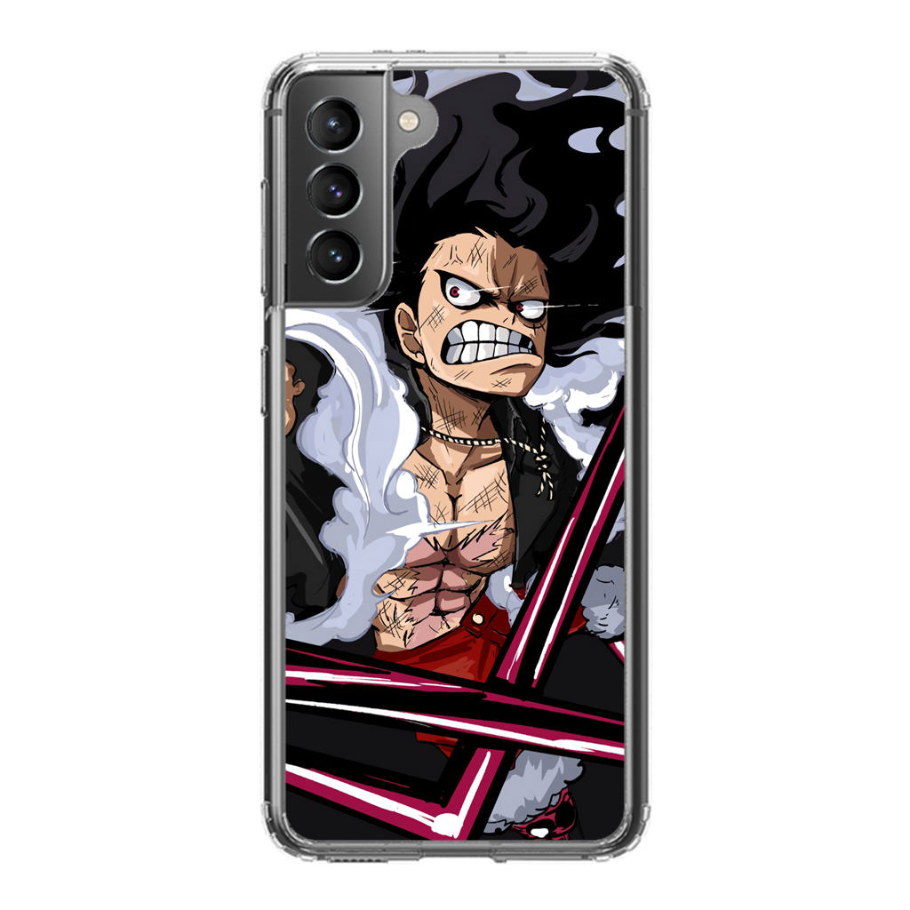 Luffy Snake Man Culverin Art Galaxy S21 / S21 Plus / S21 FE 5G Case