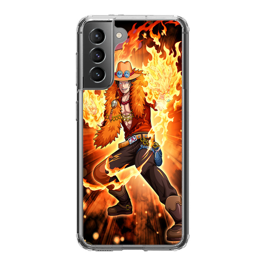 Portgas D Ace Fire Power Galaxy S21 / S21 Plus / S21 FE 5G Case