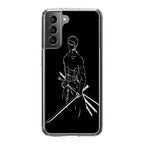 Roronoa Zoro Outlines Galaxy S21 / S21 Plus / S21 FE 5G Case
