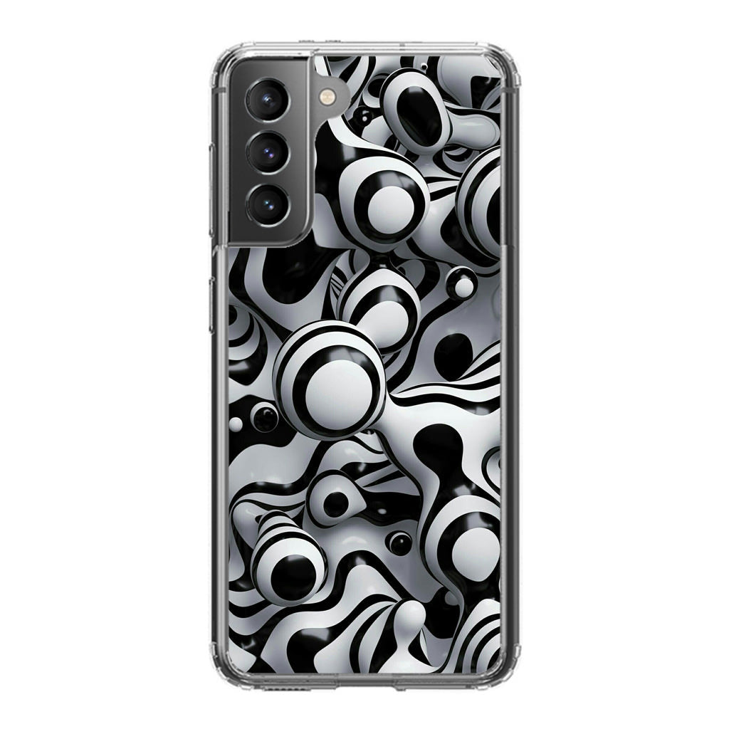 Abstract Art Black White Galaxy S21 / S21 Plus / S21 FE 5G Case