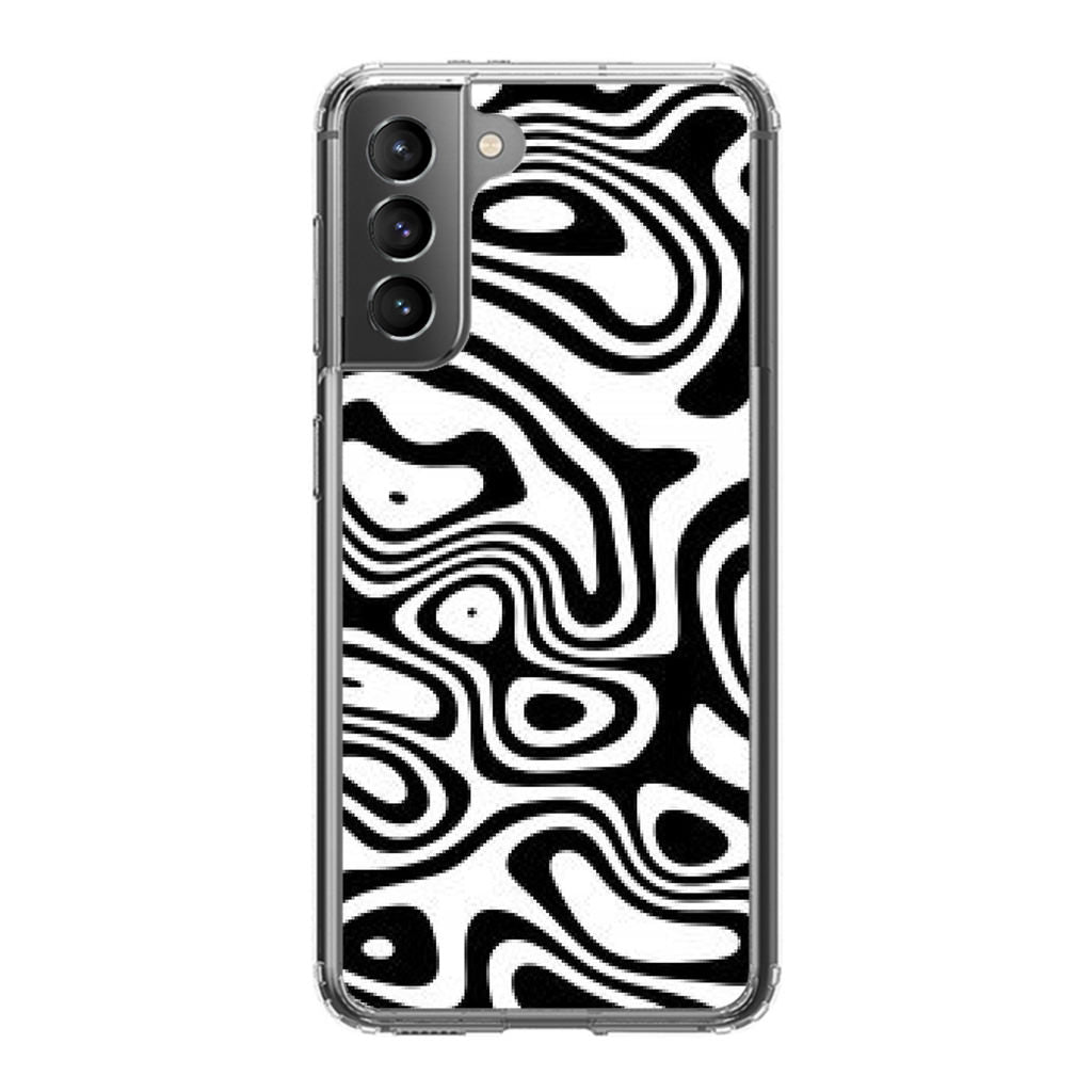 Abstract Black and White Background Galaxy S21 / S21 Plus / S21 FE 5G Case