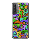 Abstract Colorful Doodle Art Galaxy S21 / S21 Plus / S21 FE 5G Case
