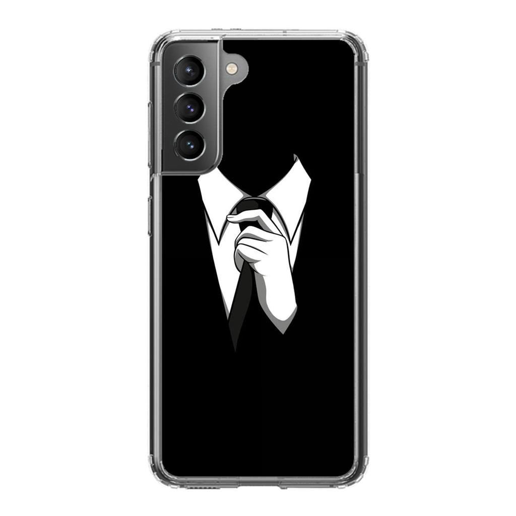 Anonymous Black White Tie Galaxy S21 / S21 Plus / S21 FE 5G Case