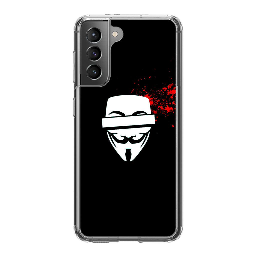 Anonymous Blood Splashes Galaxy S21 / S21 Plus / S21 FE 5G Case