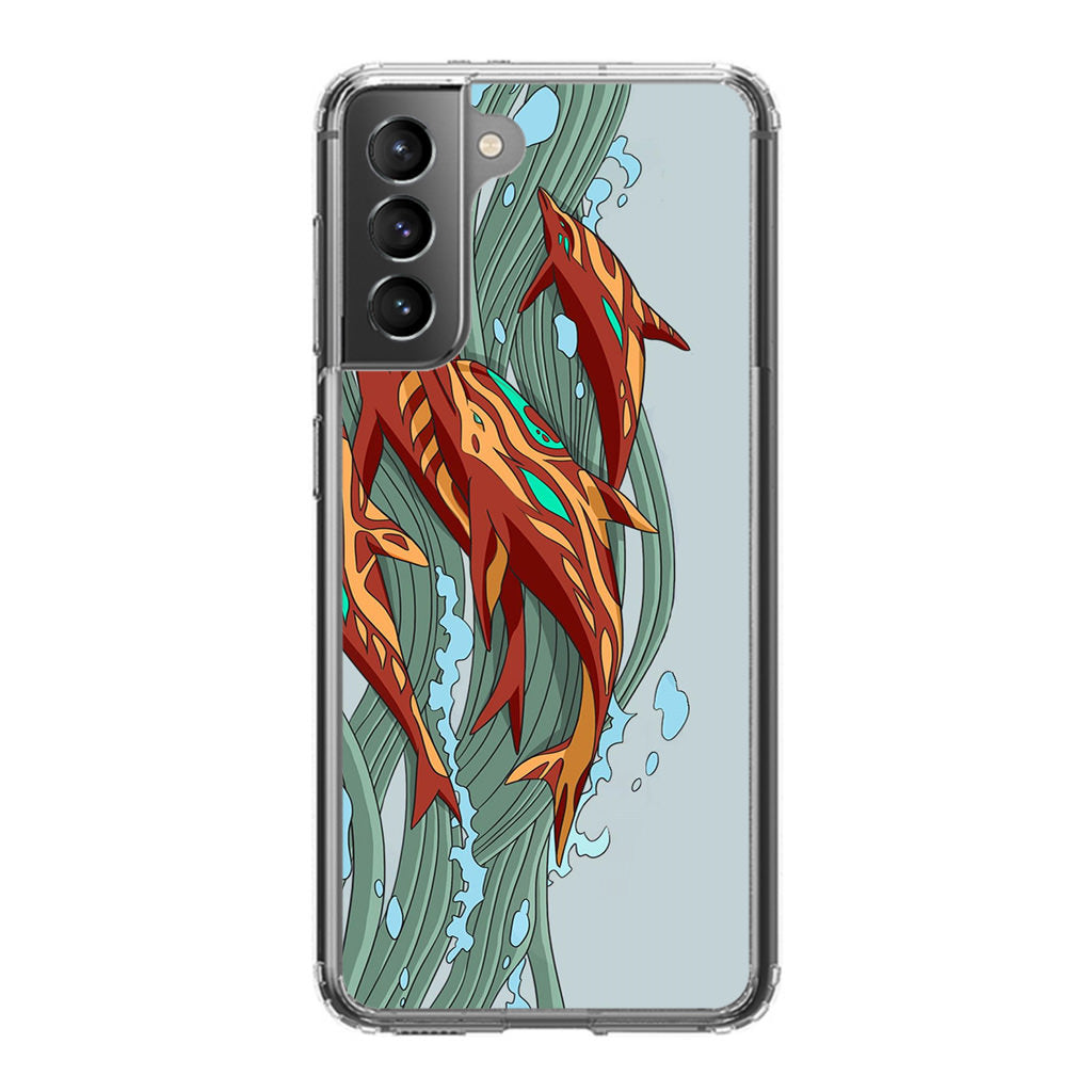 Aquamarine Revenge Galaxy S21 / S21 Plus / S21 FE 5G Case