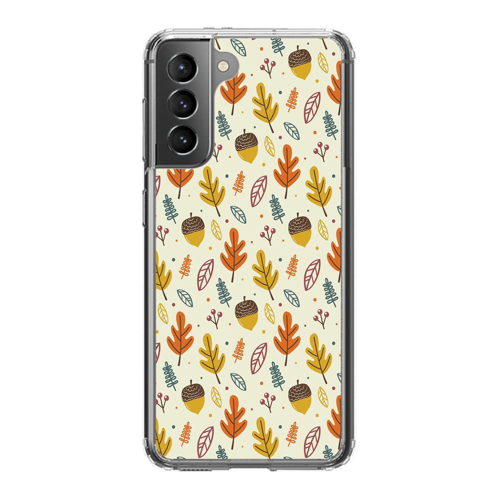 Autumn Things Pattern Galaxy S21 / S21 Plus / S21 FE 5G Case