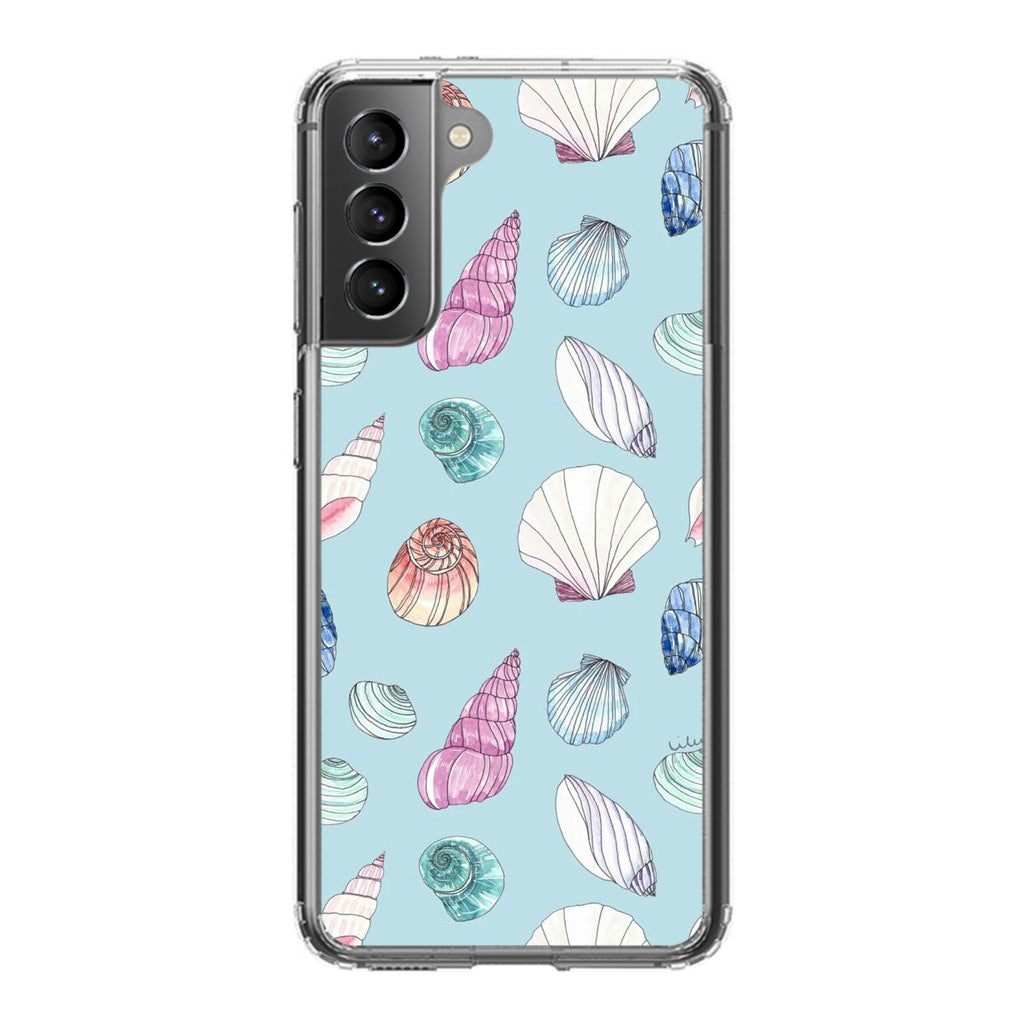 Beach Shells Pattern Galaxy S21 / S21 Plus / S21 FE 5G Case