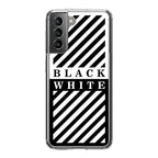 Black White Stripes Galaxy S21 / S21 Plus / S21 FE 5G Case