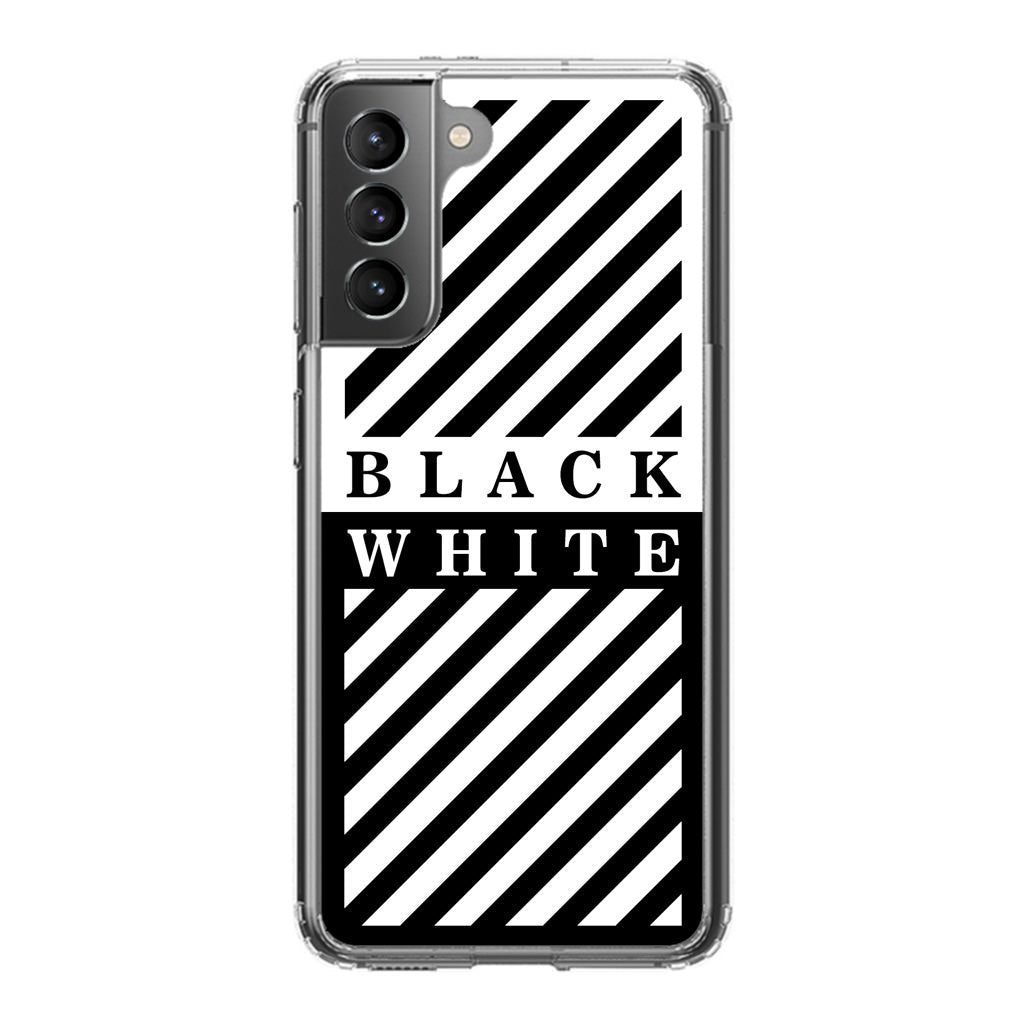 Black White Stripes Galaxy S21 / S21 Plus / S21 FE 5G Case