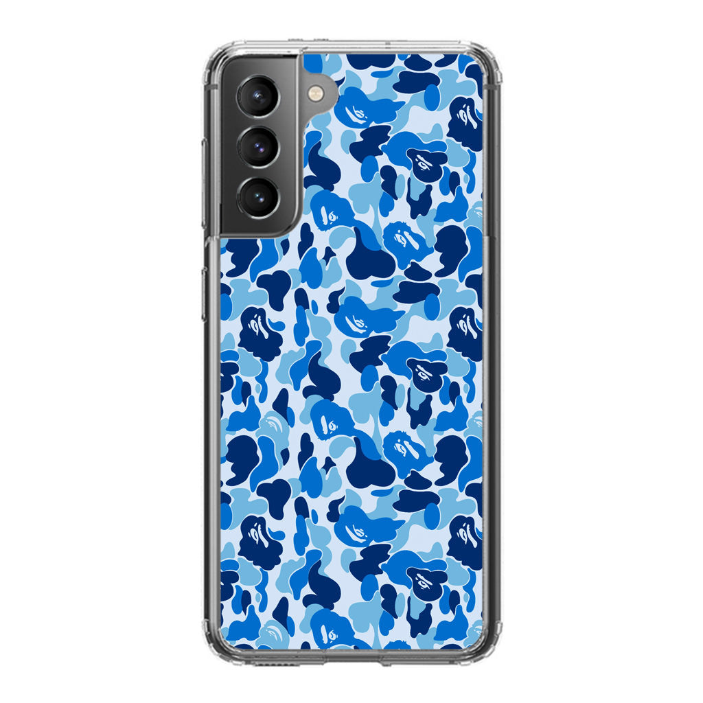 Blue Camo Galaxy S21 / S21 Plus / S21 FE 5G Case