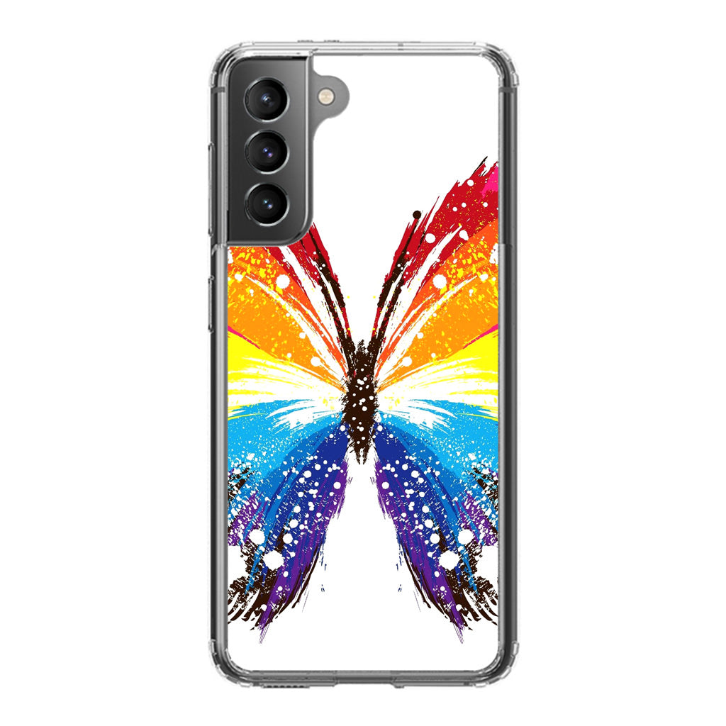 Butterfly Abstract Colorful Galaxy S21 / S21 Plus / S21 FE 5G Case