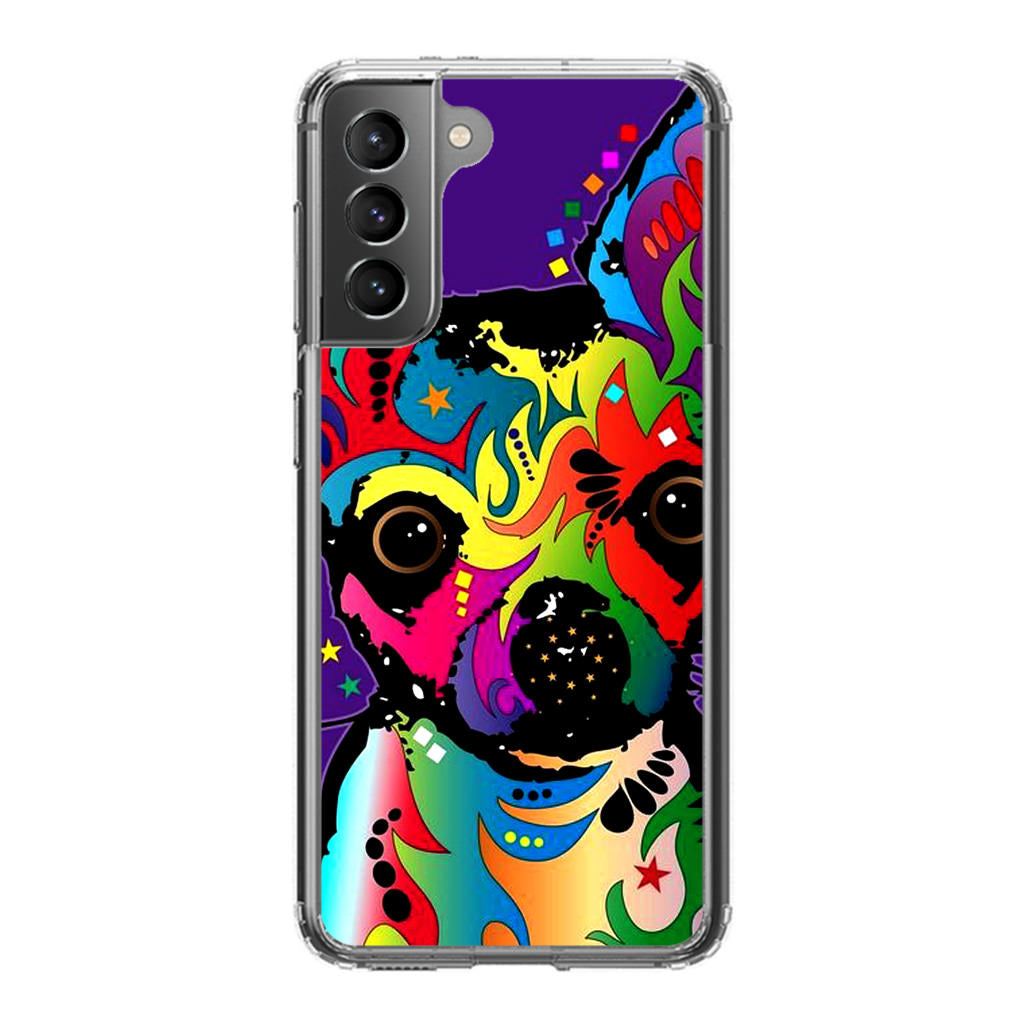 Colorful Chihuahua Galaxy S21 / S21 Plus / S21 FE 5G Case