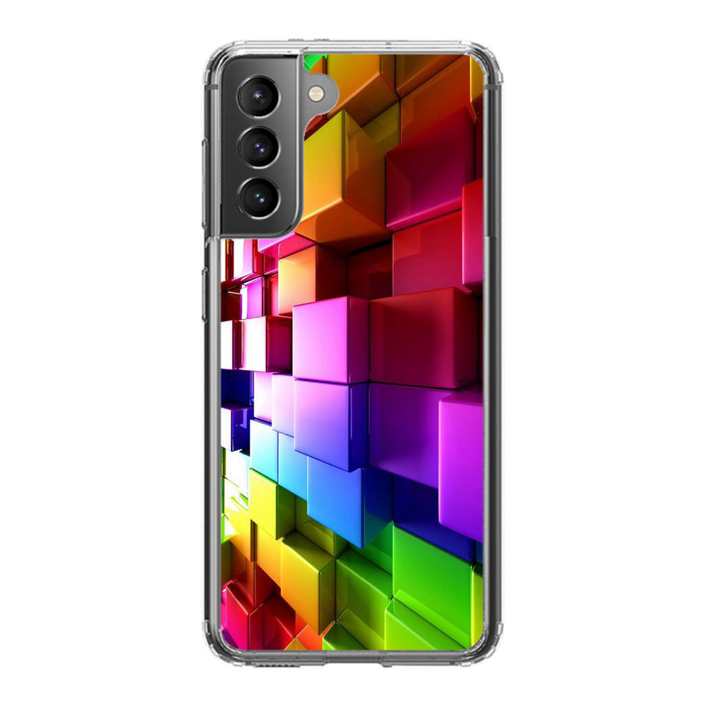 Colorful Cubes Galaxy S21 / S21 Plus / S21 FE 5G Case