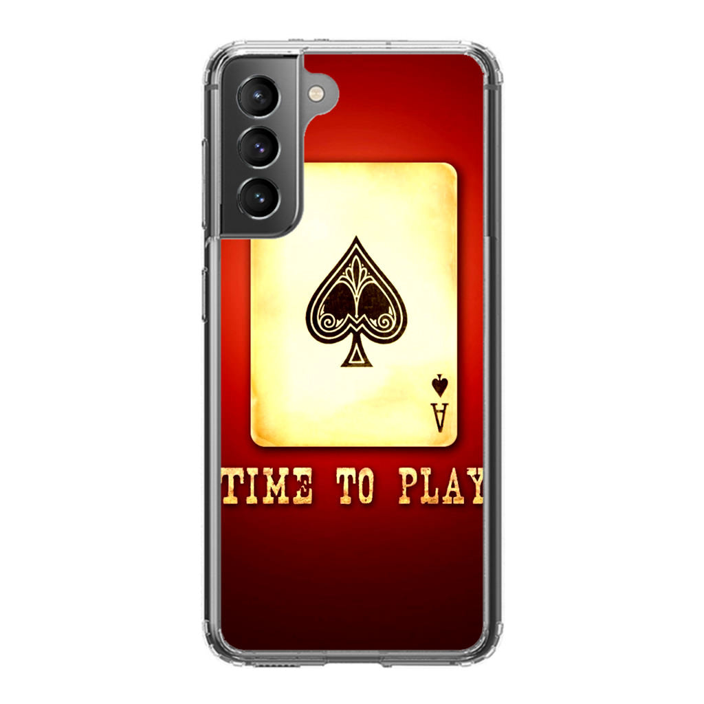 Game Card Time To Play Galaxy S21 / S21 Plus / S21 FE 5G Case