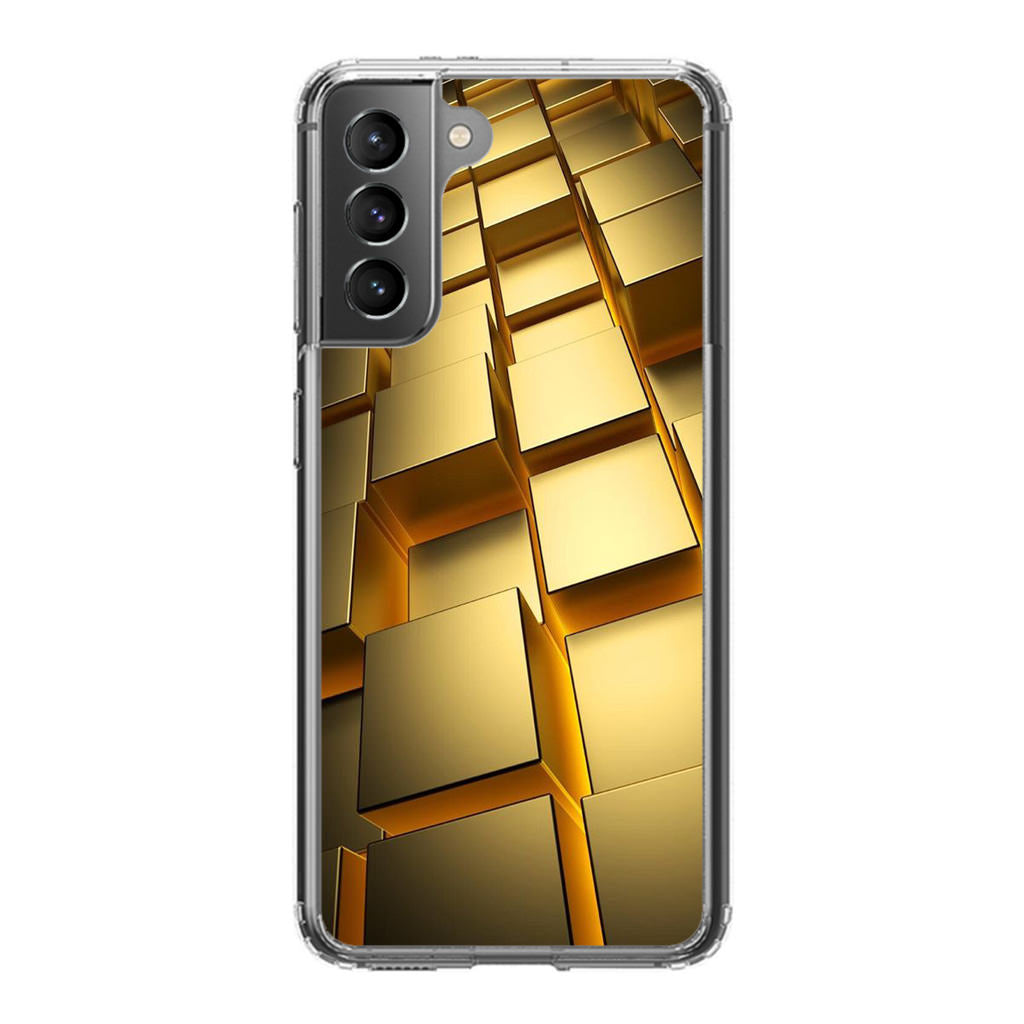 Golden Cubes Galaxy S21 / S21 Plus / S21 FE 5G Case