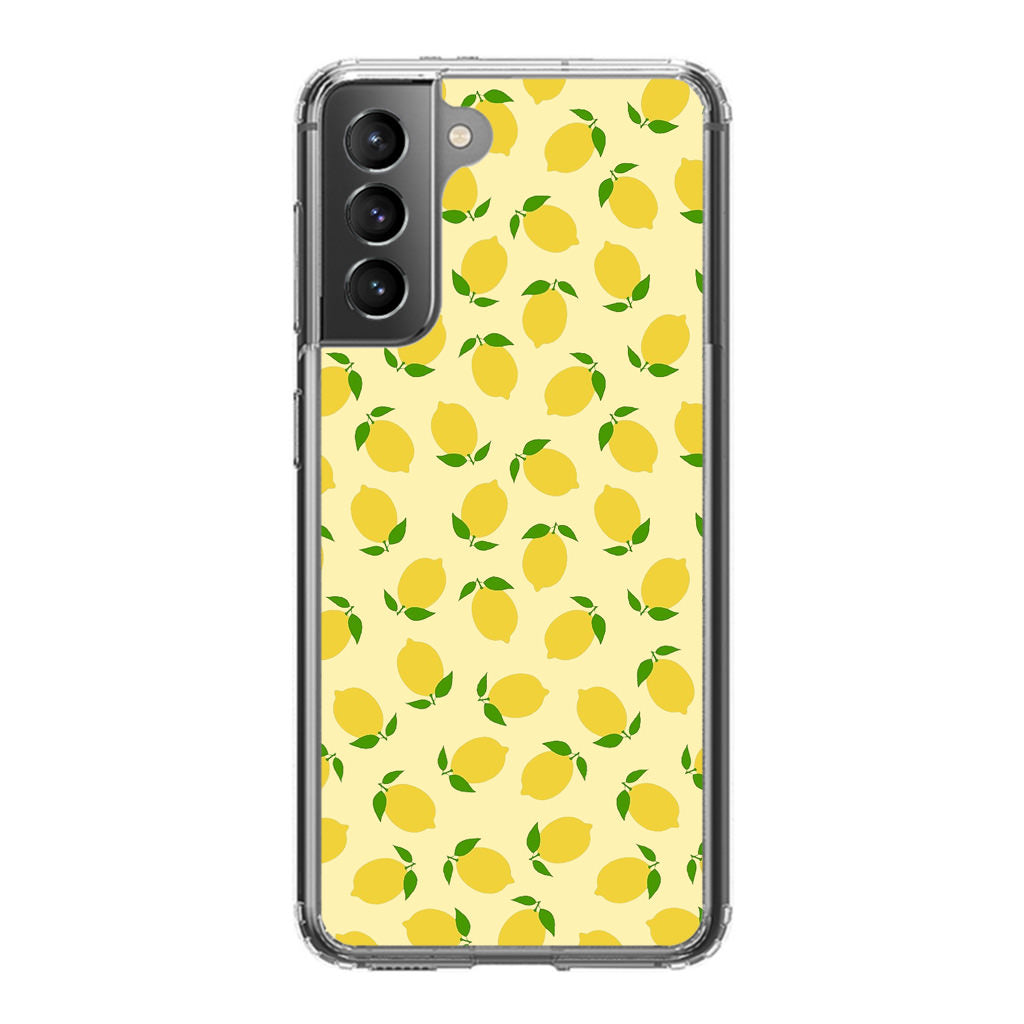 Lemons Fruit Pattern Galaxy S21 / S21 Plus / S21 FE 5G Case