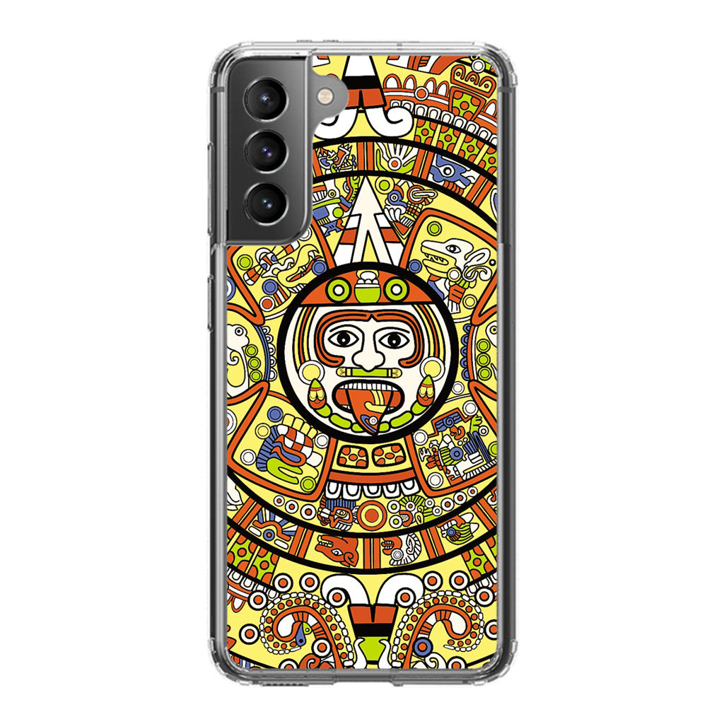 Mayan Calendar Galaxy S21 / S21 Plus / S21 FE 5G Case