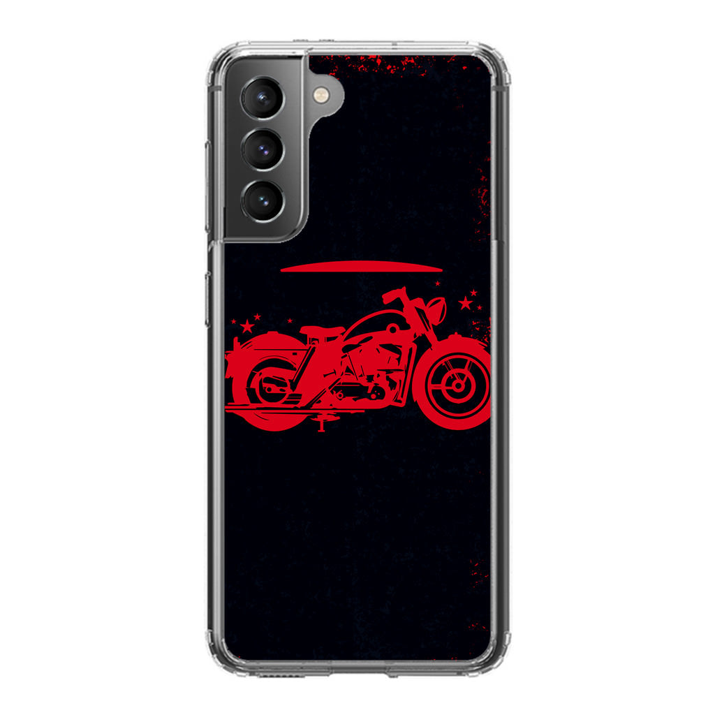 Motorcycle Red Art Galaxy S21 / S21 Plus / S21 FE 5G Case