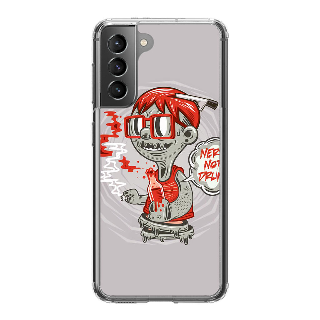 Nerd Not Drunk Zombie Galaxy S21 / S21 Plus / S21 FE 5G Case