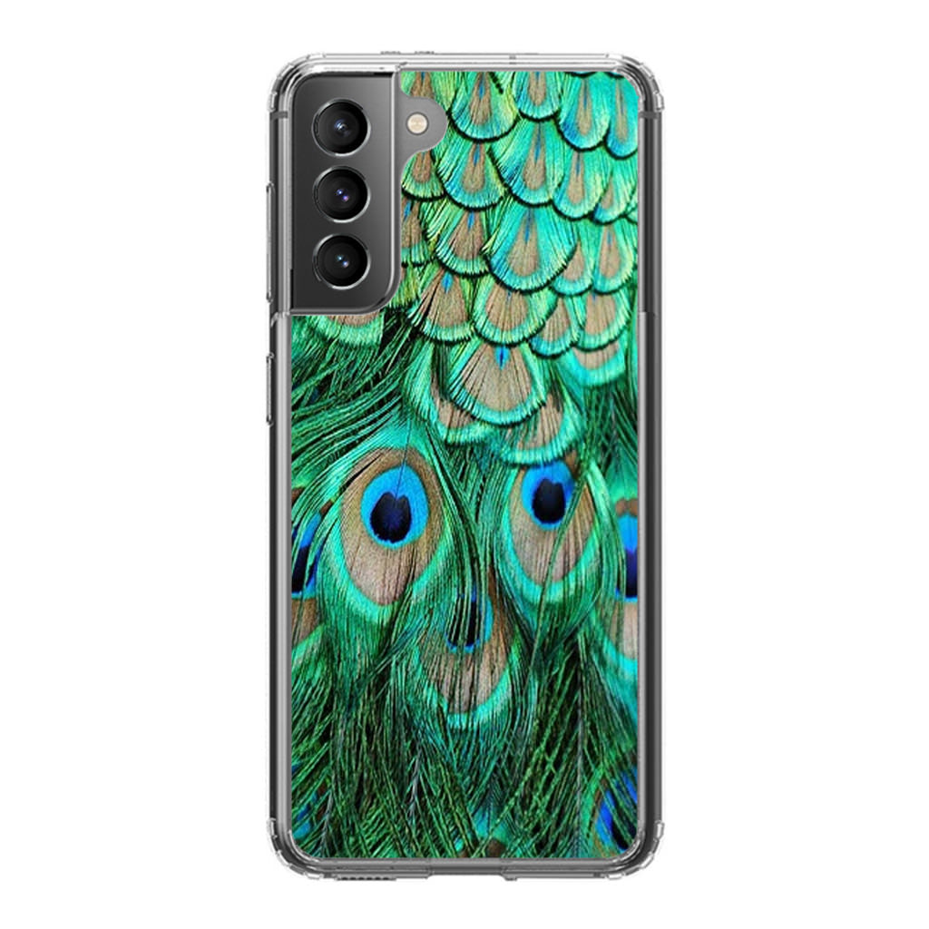 Peacock Feather Galaxy S21 / S21 Plus / S21 FE 5G Case