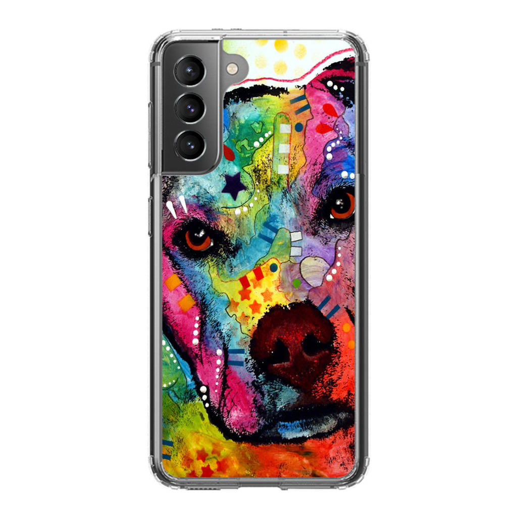 Pitbull Love Painting Galaxy S21 / S21 Plus / S21 FE 5G Case