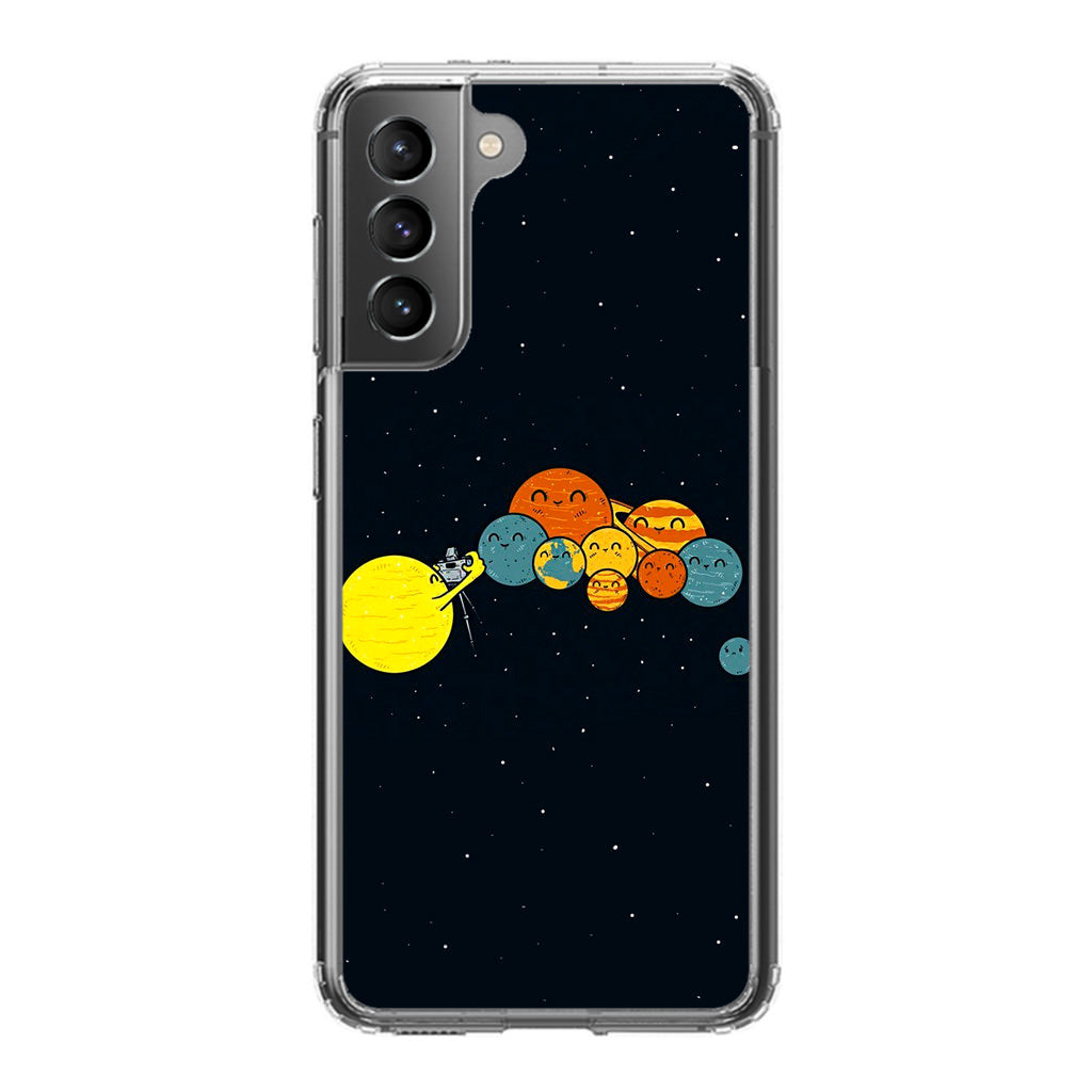 Planet Cute Illustration Galaxy S21 / S21 Plus / S21 FE 5G Case