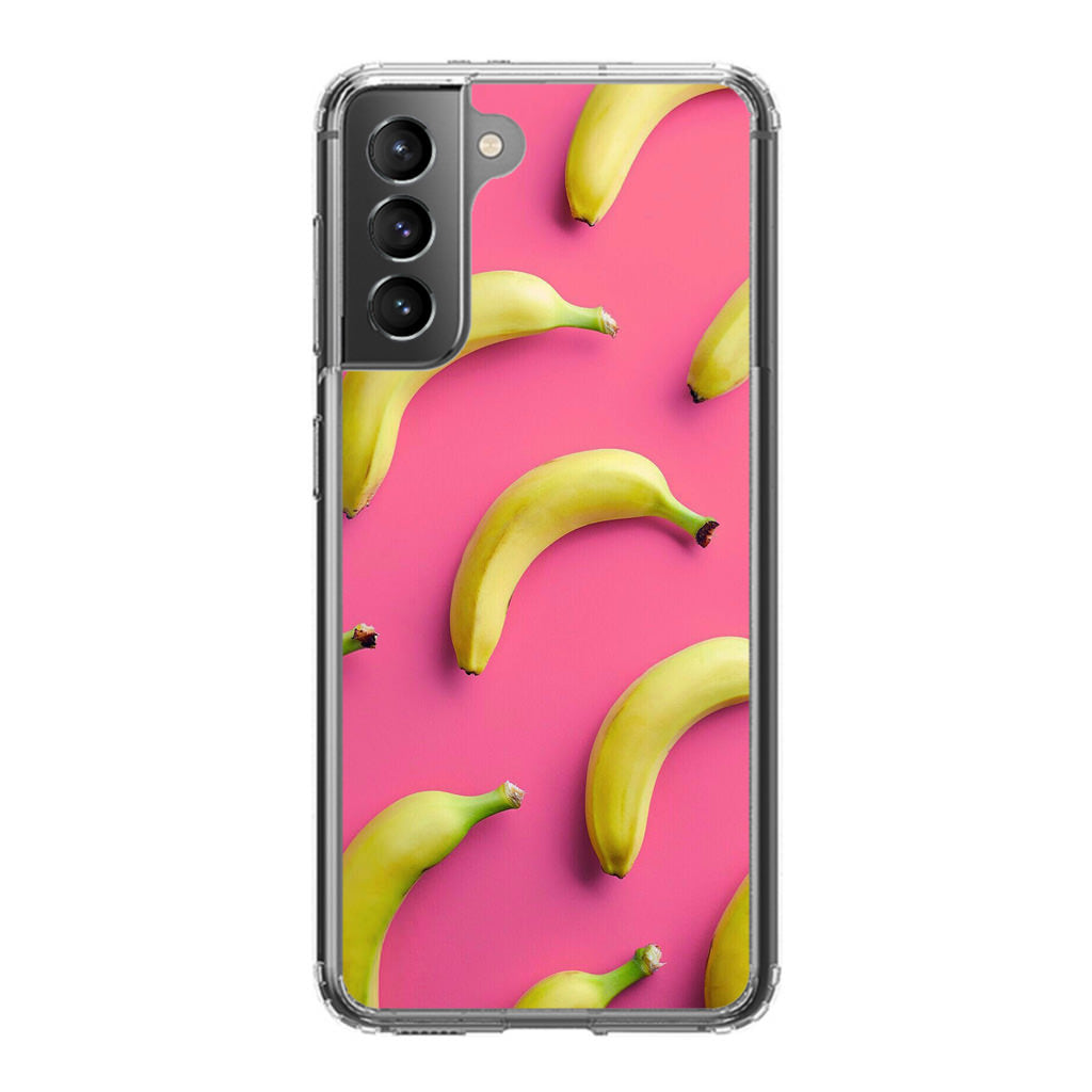 Real Bananas Fruit Pattern Galaxy S21 / S21 Plus / S21 FE 5G Case