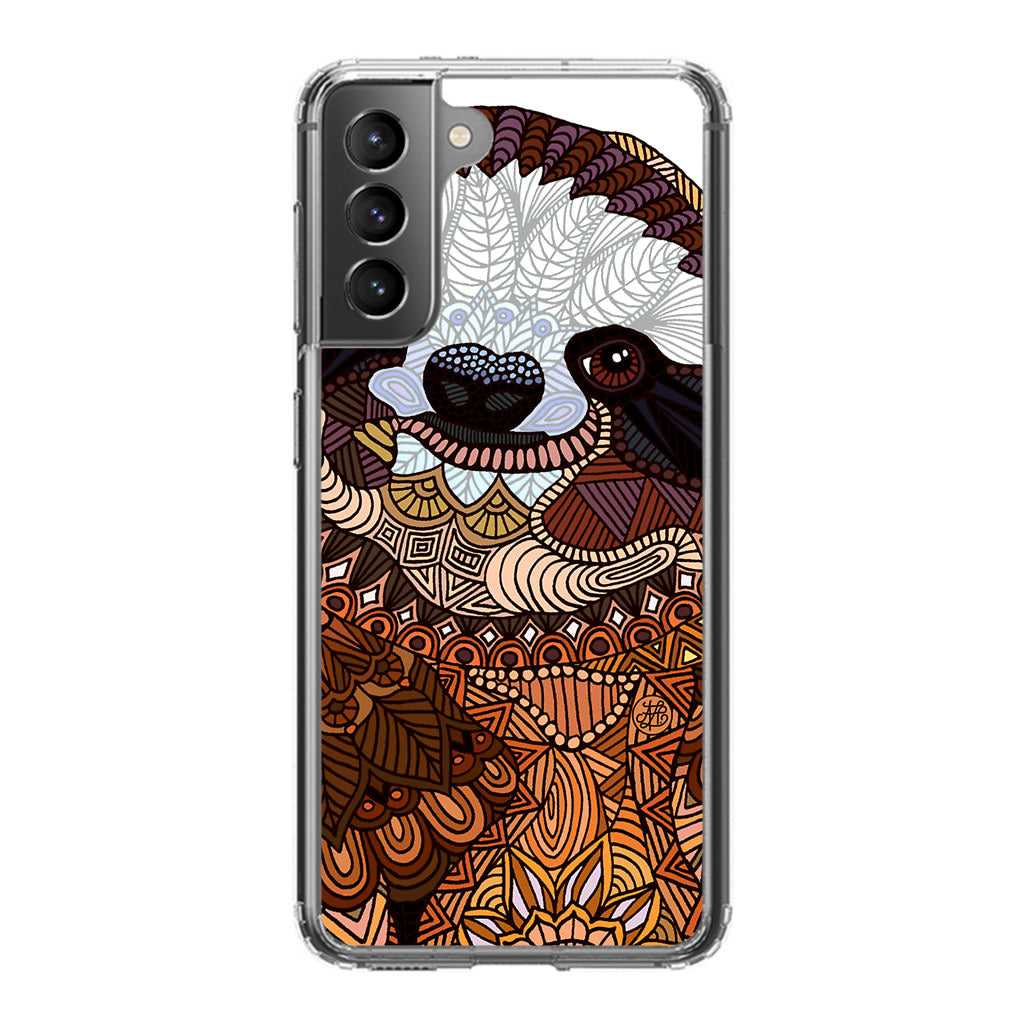 Sloth Ethnic Pattern Galaxy S21 / S21 Plus / S21 FE 5G Case