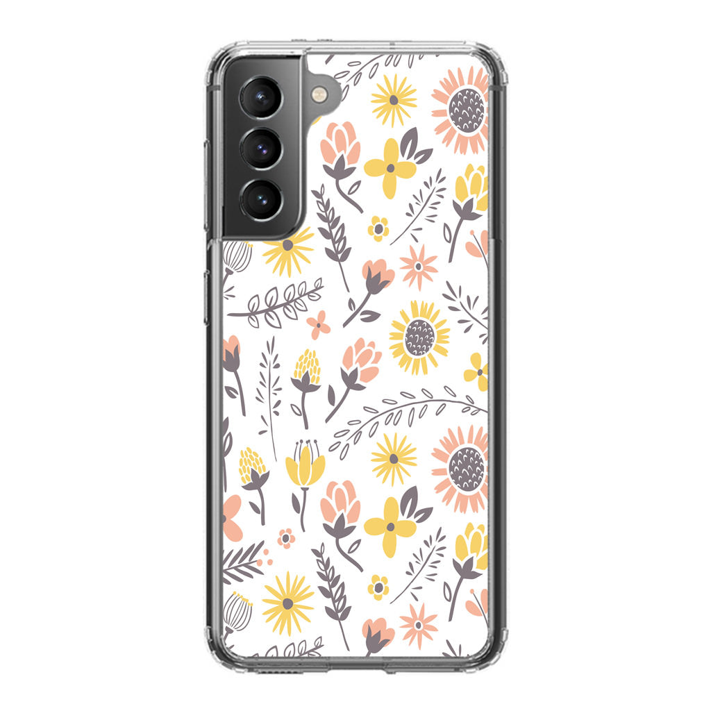 Spring Things Pattern Galaxy S21 / S21 Plus / S21 FE 5G Case