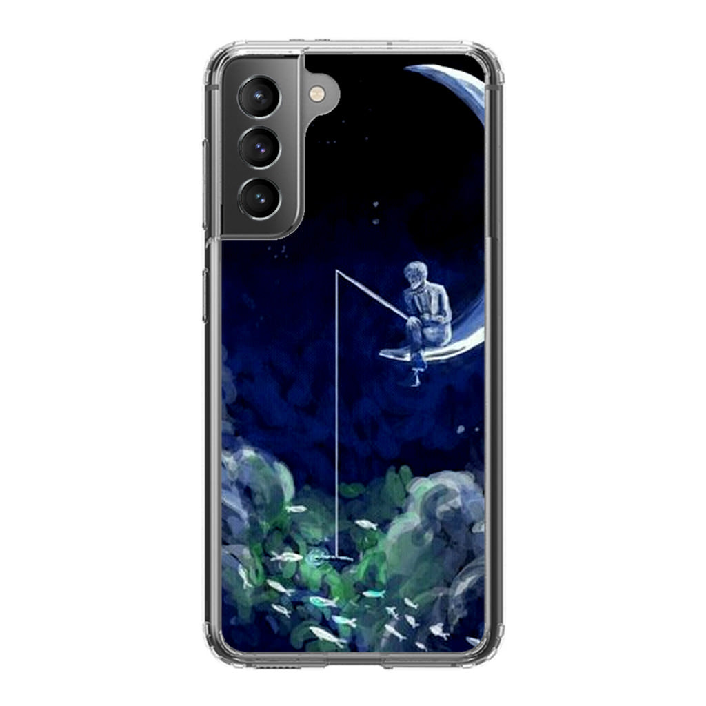 Tardis Walking To The Moon Galaxy S21 / S21 Plus / S21 FE 5G Case