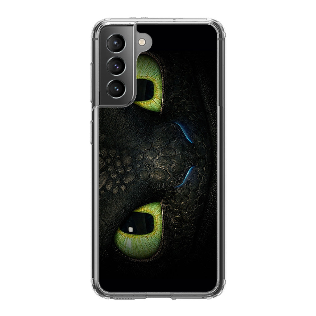 Toothless Dragon Eyes Close Up Galaxy S21 / S21 Plus / S21 FE 5G Case