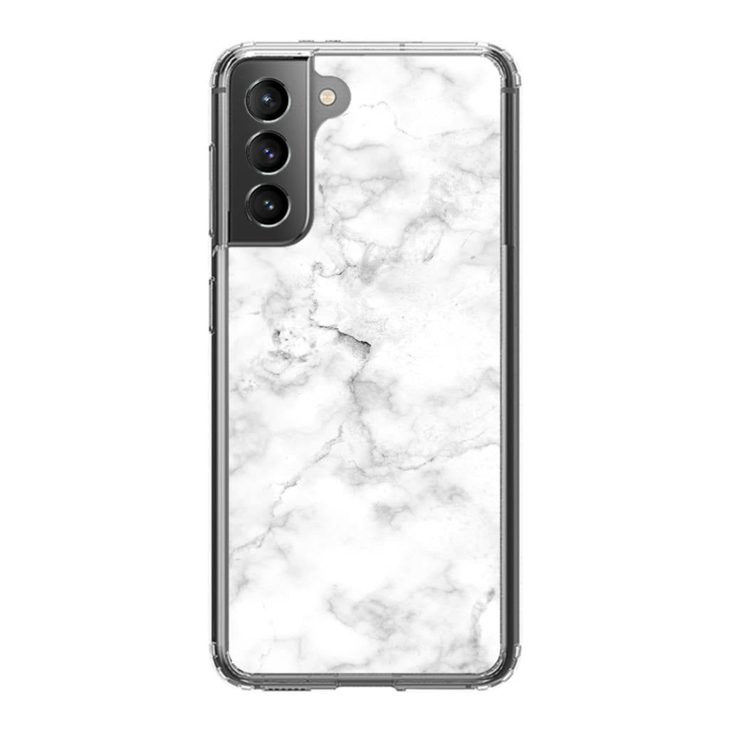 White Marble Galaxy S21 / S21 Plus / S21 FE 5G Case