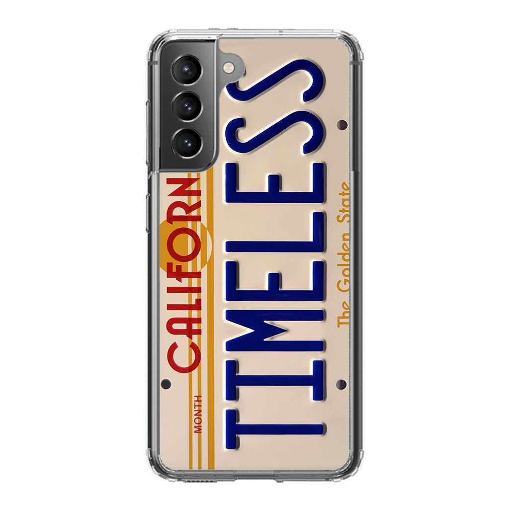 Back to the Future License Plate Timeless Galaxy S21 / S21 Plus / S21 FE 5G Case