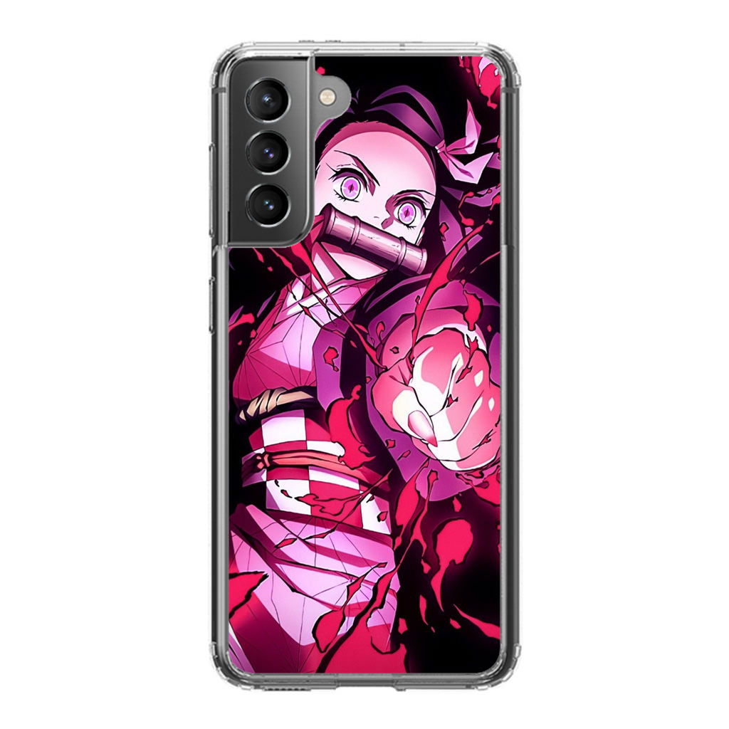 Nezuk0 Blood Demon Art Galaxy S21 / S21 Plus / S21 FE 5G Case
