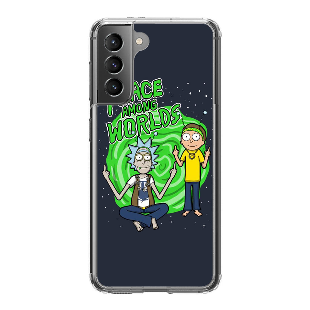 Rick And Morty Peace Among Worlds Galaxy S21 / S21 Plus / S21 FE 5G Case