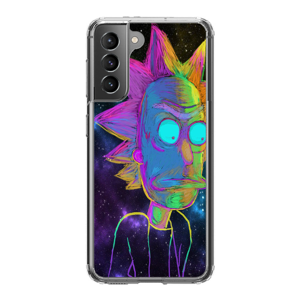 Rick Colorful Crayon Space Galaxy S21 / S21 Plus / S21 FE 5G Case