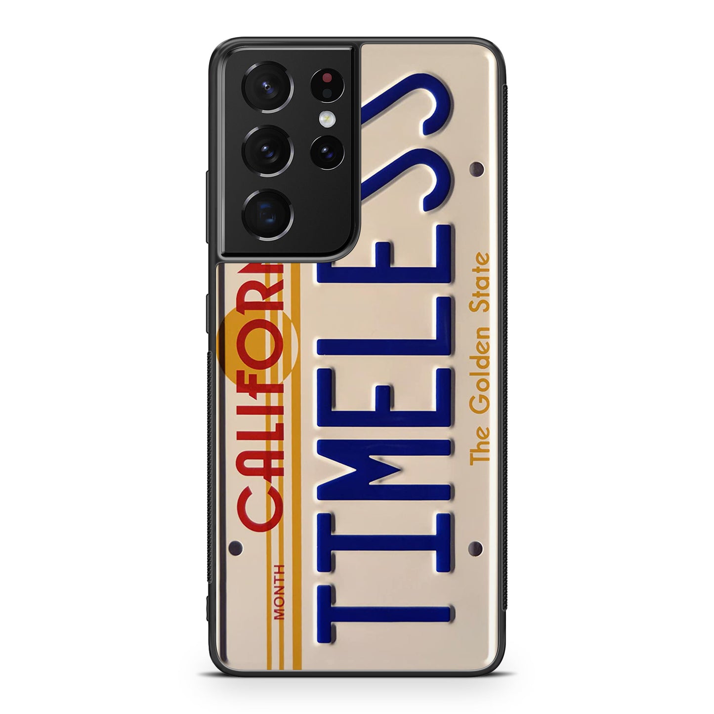 Back to the Future License Plate Timeless Galaxy S21 Ultra Case