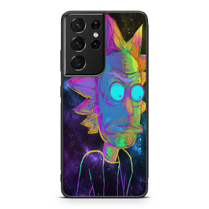 Rick Colorful Crayon Space Galaxy S21 Ultra Case