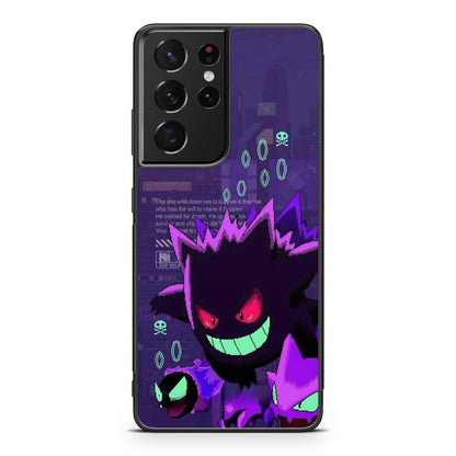 Gengar Pixel Art Galaxy S21 Ultra Case