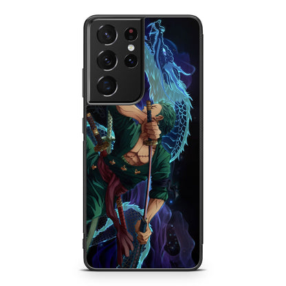 Santoryu Dragon Zoro Galaxy S21 Ultra Case