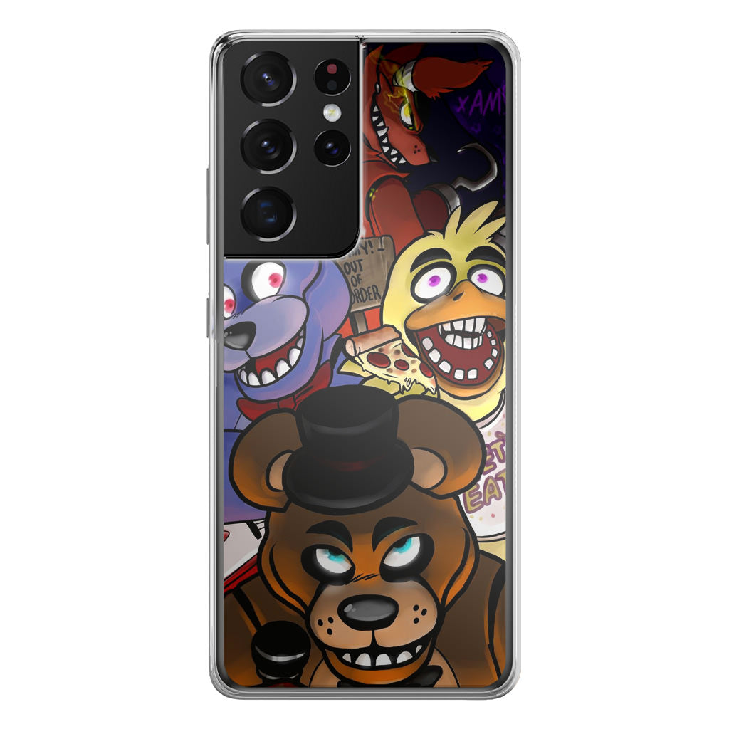Five Nights at Freddy's Characters Galaxy S21 Ultra Case