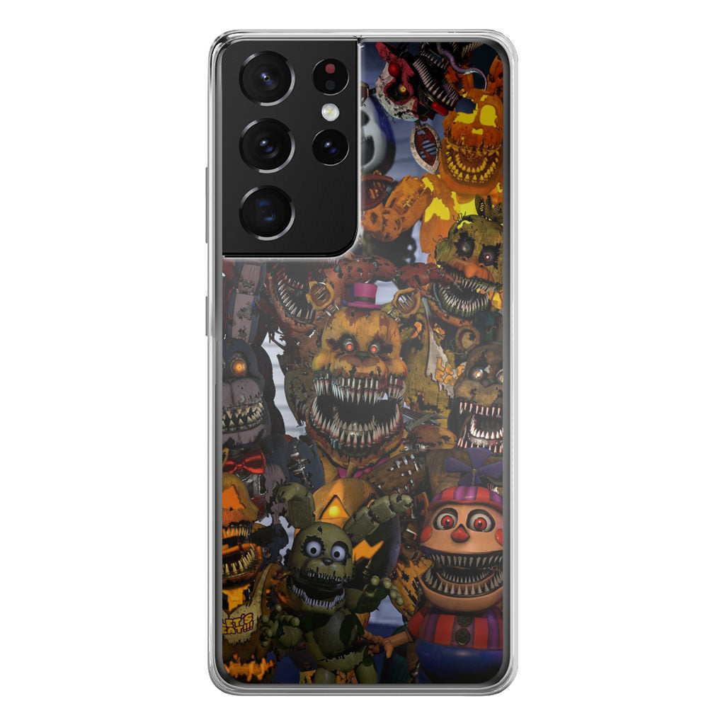 Five Nights at Freddy's Scary Characters Galaxy S21 Ultra Case