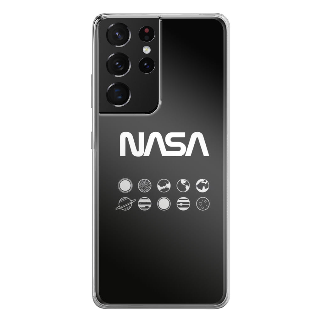 NASA Minimalist Galaxy S21 Ultra Case