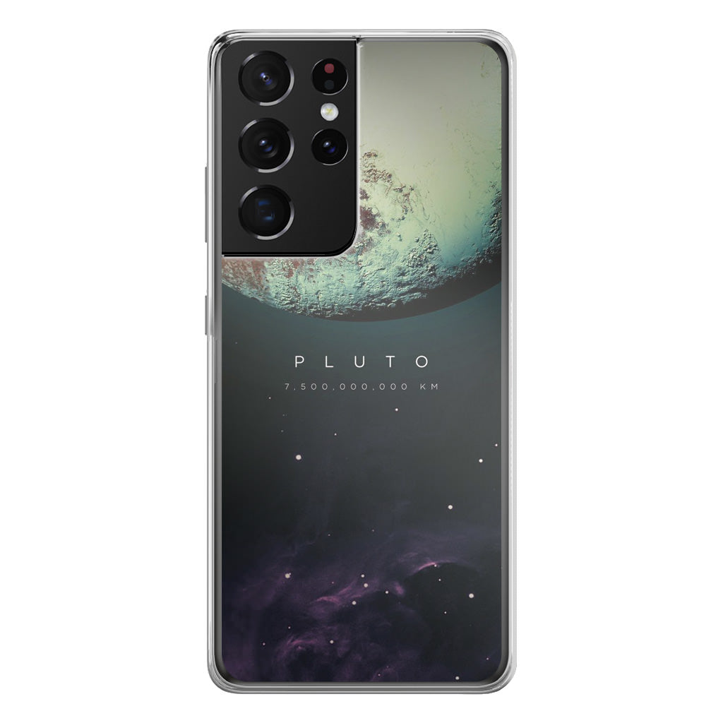 Planet Pluto Galaxy S21 Ultra Case