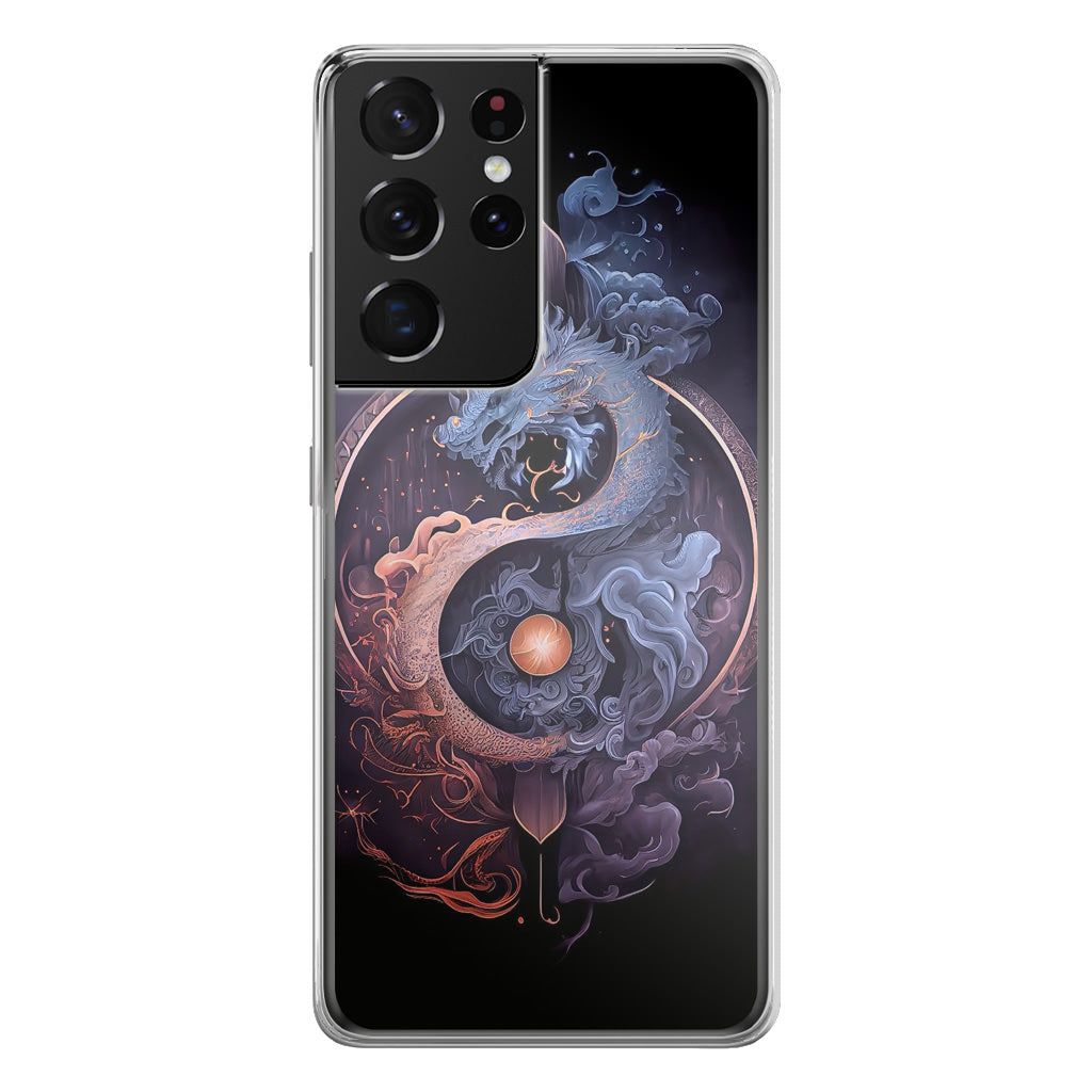 Dragon Yin Yang Galaxy S21 Ultra Case